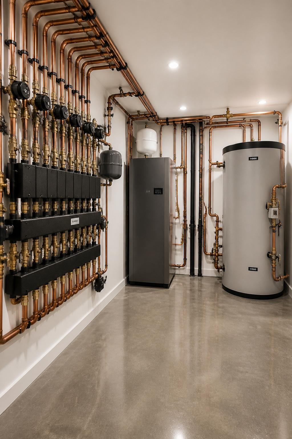 Premium mechanical room installation by Pacific Mechanical Group